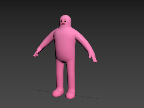 Character218 Pink Man 3D 模型