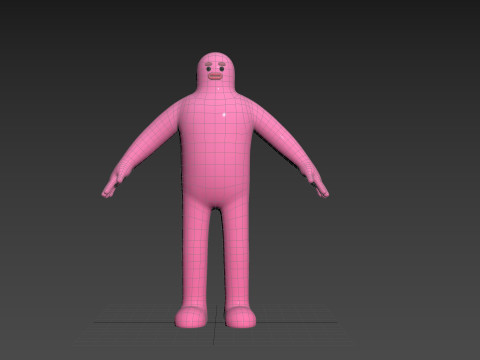 Character218 Pink Man 3D 模型