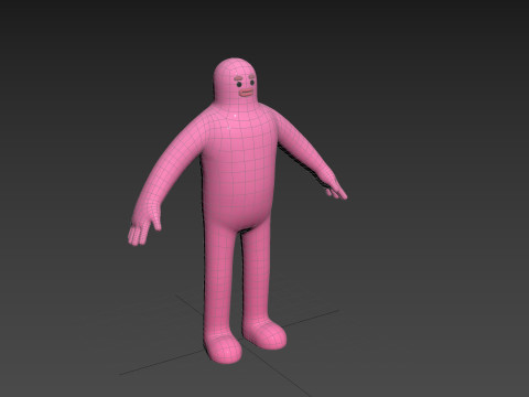 Character218 Pink Man 3D 模型
