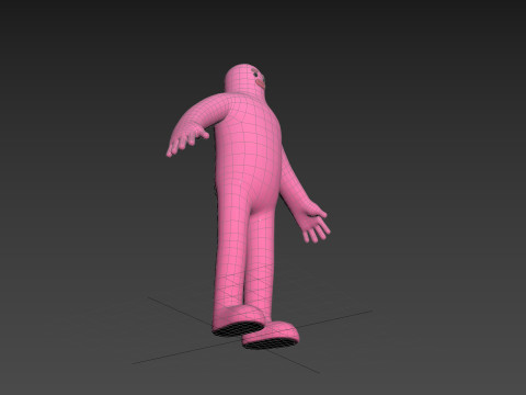 Character218 Pink Man 3D 模型