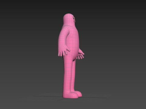 Character218 Pink Man 3D 模型