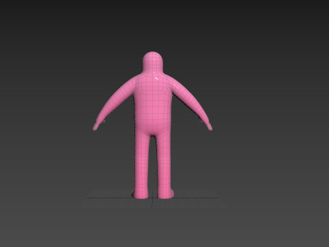 Character218 Pink Man 3D 模型