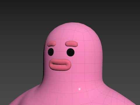Character218 Pink Man 3D 模型
