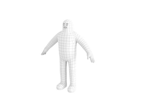 Character218 Pink Man 3D 模型