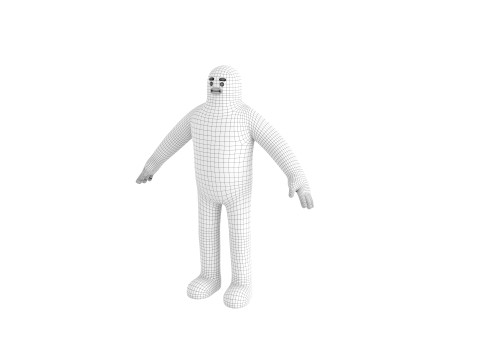 Character218 Pink Man 3D 模型