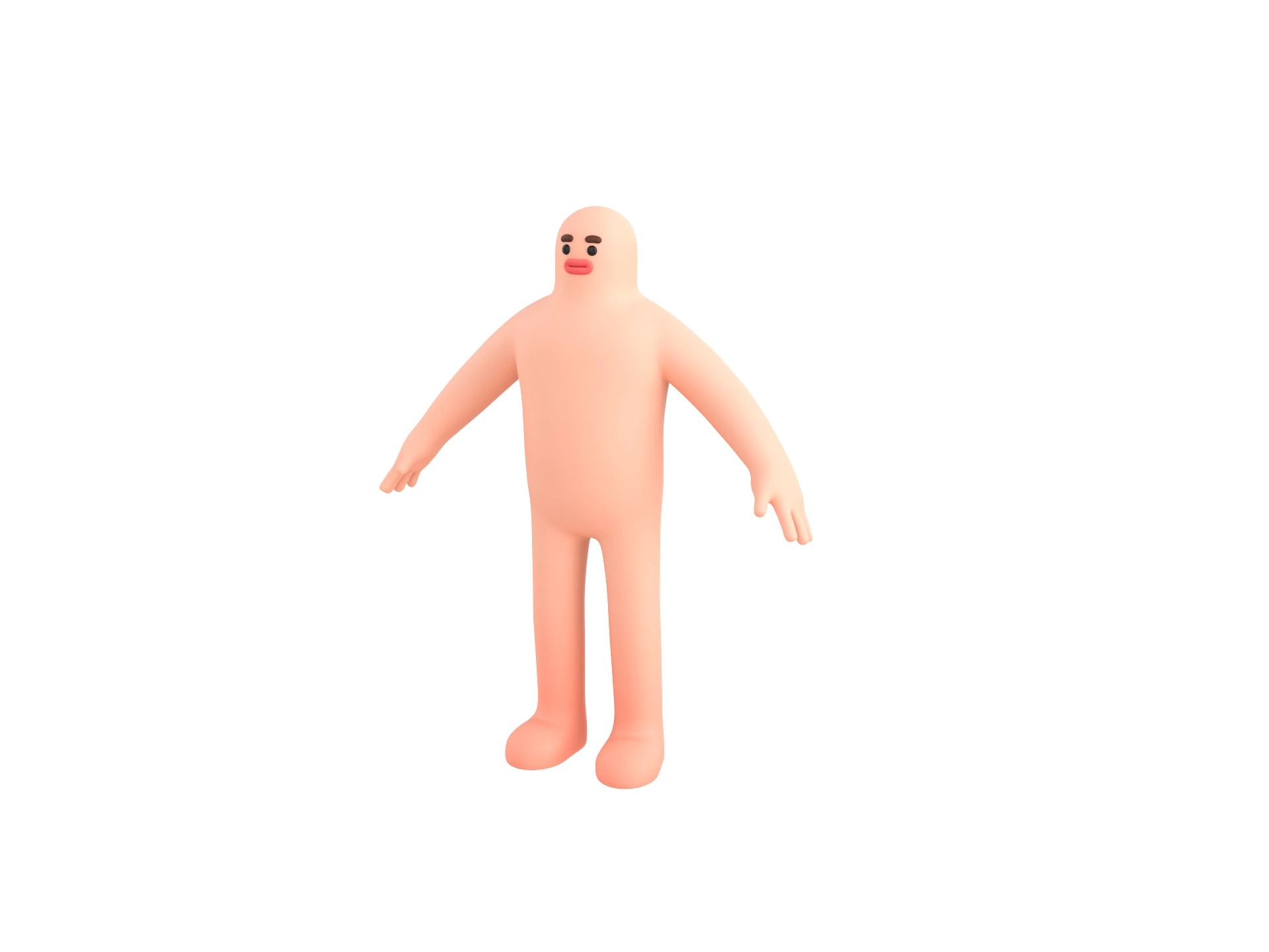 Character219 Cartoon Man 3D Model .c4d .max .obj .3ds .fbx .stl .blend 