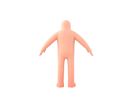 Character219 Cartoon Man Model 3D