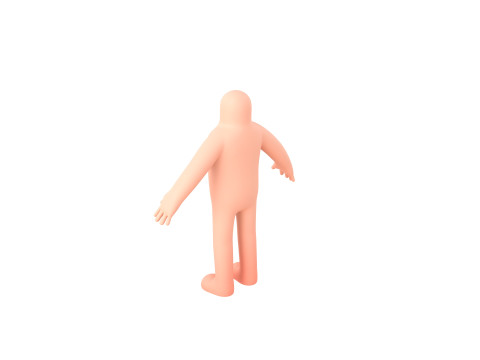 Character219 Cartoon Man Model 3D