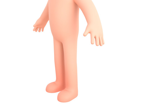 Character219 Cartoon Man Model 3D
