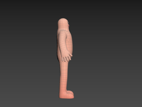 Character219 Cartoon Man Model 3D