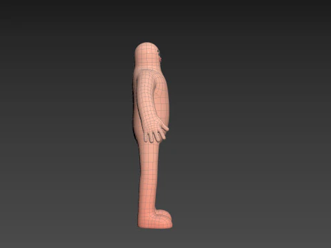 Character219 Cartoon Man 3D Model