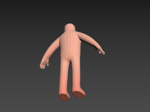 Character219 Cartoon Man Model 3D