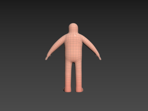 Character219 Cartoon Man Model 3D
