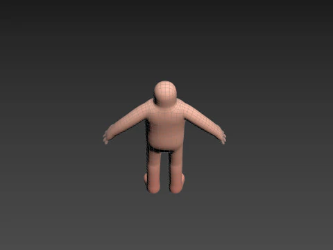 Character219 Cartoon Man 3D Model