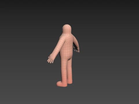 Character219 Cartoon Man 3D Model