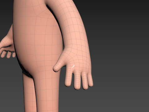 Character219 Cartoon Man Model 3D