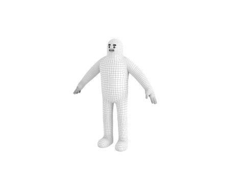 Character219 Cartoon Man Model 3D