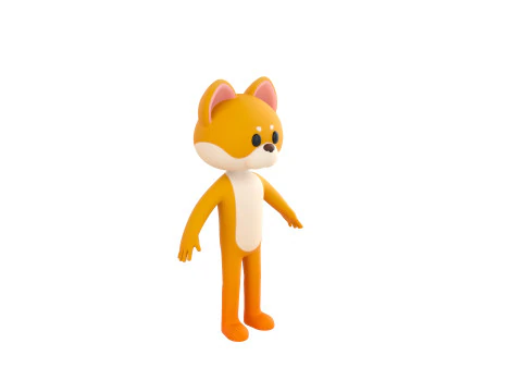 Character221 Dog 3D Model