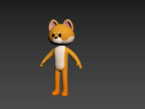 Character221 Dog 3D Model