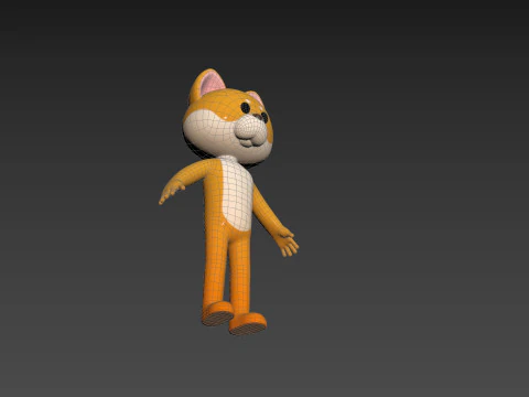 Character221 Dog 3D Model