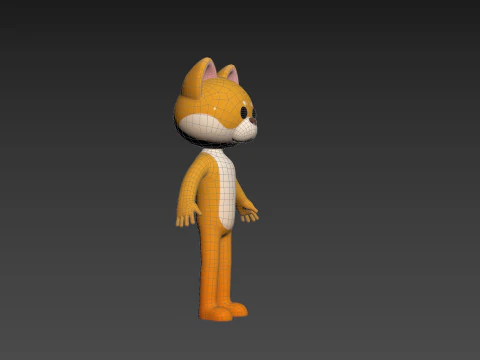 Character221 Dog 3D Model