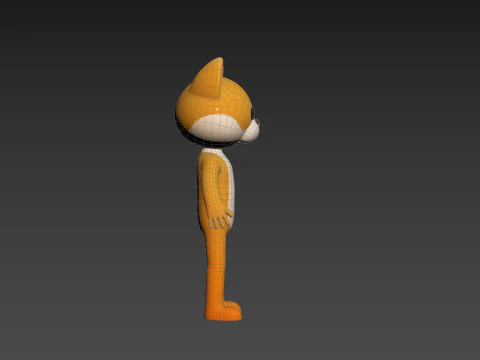 Character221 Dog 3D Model