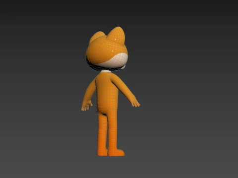 Character221 Dog 3D Model