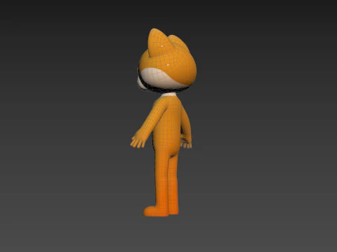 Character221 Dog 3D Model