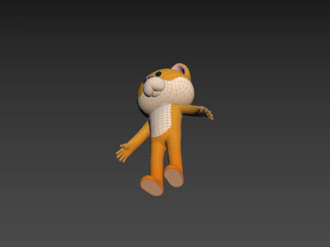Character221 Dog 3D Model
