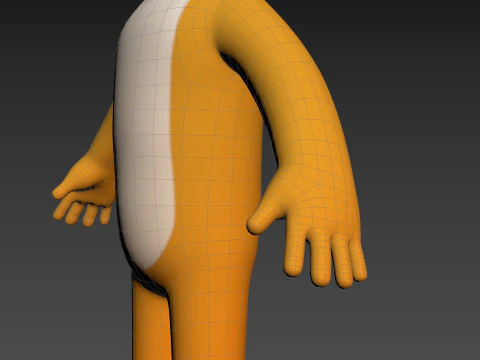Character221 Dog 3D Model