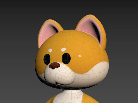 Character221 Dog 3D Model