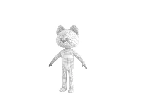 Character221 Dog 3D Model