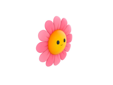 Character222 Flower 3D Model
