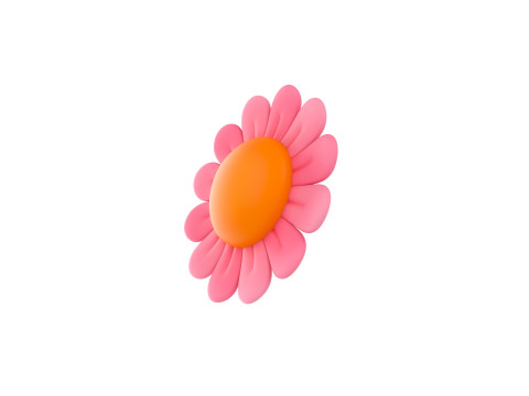 Character222 Flower 3D Model