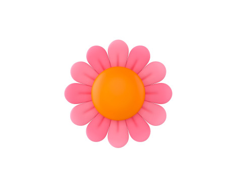 Character222 Flower 3D Model