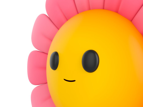 Character222 Flower 3D Model