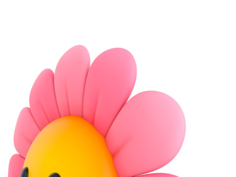 Character222 Flower 3D Model