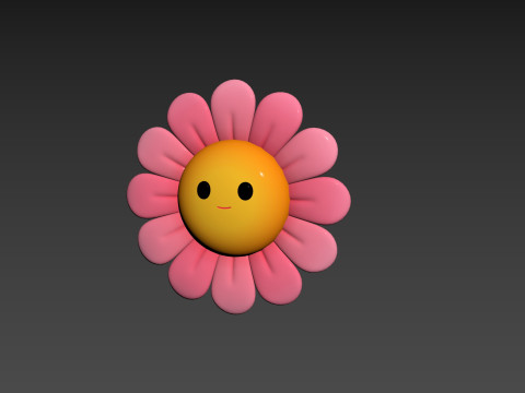 Character222 Flower 3D Model