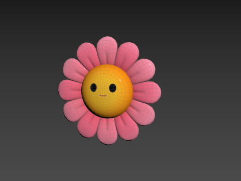 Character222 Flower 3D Model