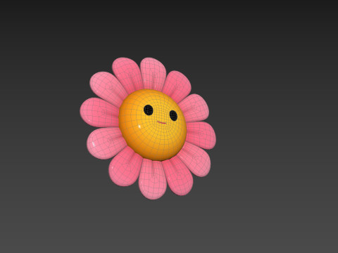 Character222 Flower 3D Model