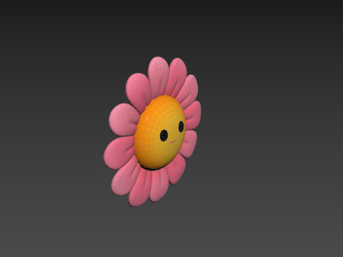 Character222 Flower 3D Model