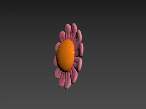 Character222 Flower 3D Model