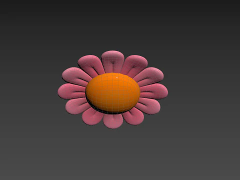 Character222 Flower 3D Model