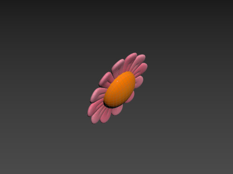 Character222 Flower 3D Model
