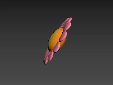 Character222 Flower 3D Model