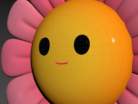 Character222 Flower 3D Model