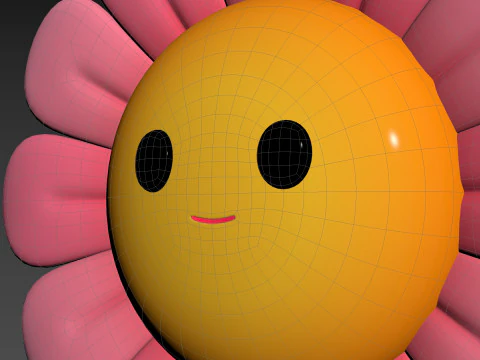 Character222 Flower 3D Model