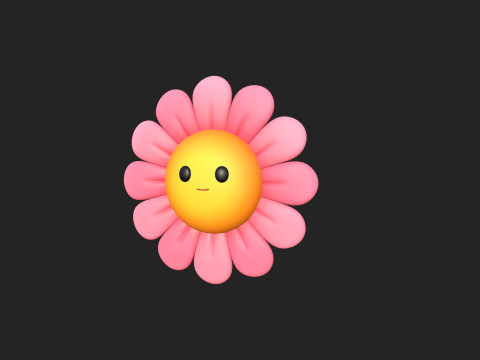 Character222 Flower 3D Model