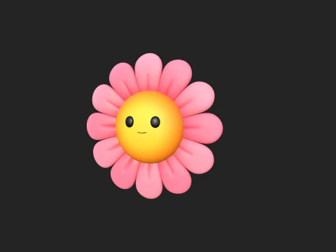 Character222 Flower 3D Model