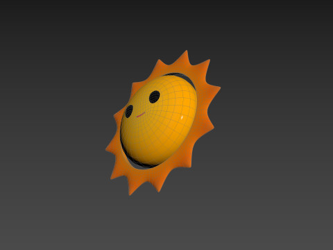 Character223 Sun Modelo 3D